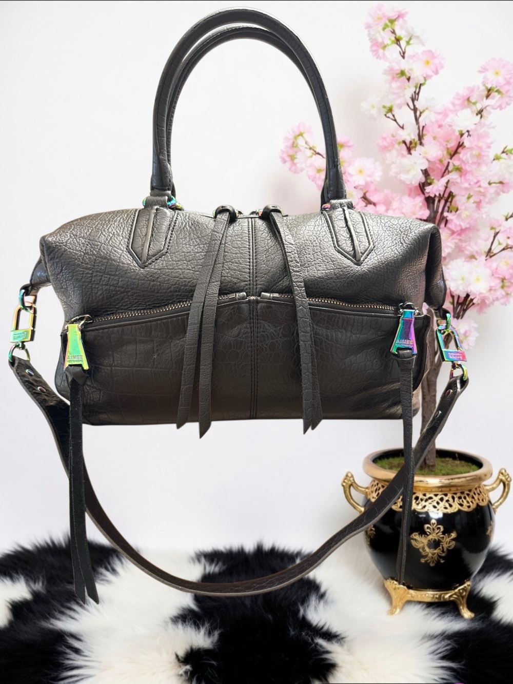 AIMEE KESTENBERG DAY DREAM LEATHER SATCHEL